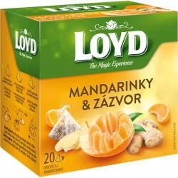  Loyd Tea piramis mandarin + gyömbér 40g