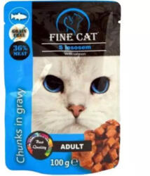  FineCat felnőtt lazac tasakos gabonamentes /22/ 100g