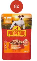Propesko zsebes marha+csirke p 8x100g