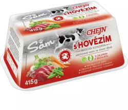Chejn sam konzerv marhahússal 415g