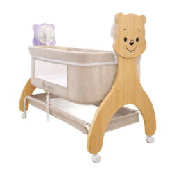 APPEKIDS Patut Multifunctional APPEKIDS AK276227 Buggy cu Leganare Electrica Sunete si Bluetooth Varsta 0 Luni+ Bej (AK276227)