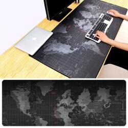 Original Deals nagyméretű, professzionális, gumírozott egérpad, kompatibilis univerzális laptopokhoz, világtérkép minta, 80 x 30 cm (20SSK0067)