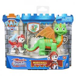 Starpak Figurină cavaleri Patrula căţeluşilor Marshall cu Dragon (6063149_MARSHALL) Figurina