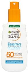 Garnier Ambre Solaire Sensitive Advanced Spray SPF 50+ Spray cu protecție solară 150 ml