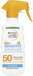 Garnier Ambre Solaire Kids Sensitive Advanced SPF 50+ Spray cu protecție solară pentru copii 270 ml