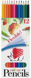 ICO Creioane colorate Ico Arici flexibile 12/set (SKR247)