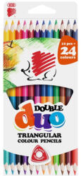 ICO Creioane colorate Ico Arici Duo 12/set (SKR240)