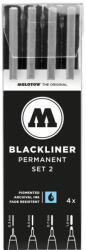 MOLOTOW Blackliner Etui Set 2 4 buc (MLW614)
