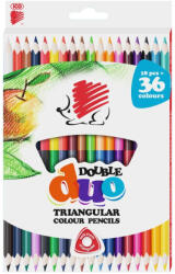 ICO Creioane colorate Ico Arici Duo 18/set (SKR241)