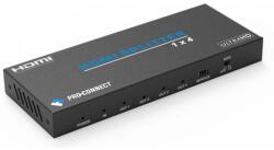 PROCONNECT Splitter, HDMI 2.0, 4K@60Hz, 1x4