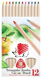 ICO Creioane colorate Ico Arici natur 12/set (SKR238)