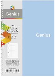 Shkolyaryk Publishing House Genius Spirálfüzet B5 kockás 80 lap puhafedeles vegyes SB806800K (SB806800K)