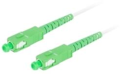 Lanberg Patch Cord Fibra Optica Lanberg FO-SASA-SS21-0300-WH, Single-Mode, Simplex SC/APC - Simplex SC/APC, 30 m, White (FO-SASA-SS21-0300-WH)