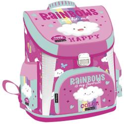 LIZZY Rucsac școlar LIZZYSULI Premium pentru clasele I-II Lollipop Rainbow (7240437001)