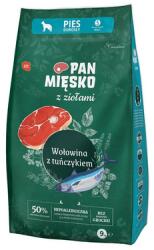 Pan Mięsko PAN MIĘSKO fűszernövényekkel Marhahús tonhallal S 9 kg kis fajtáknak