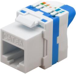 TECHLY CAT 6a KeyStone RJ45 Jack UTP unshielded Tooless IWP-MD C6A/UROTT