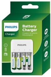 Philips SCB4013NB/00 elemtöltő + 2db AAA 700mAh és 2db AA 1300mAh (SCB4013NB/00)