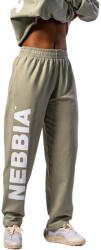 Nebbia Pantali de trening pentru femei STRG BEAUTY Loose-Fit Baggy Pants BOYFRIEND STYLE 432 light green XS
