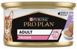 PRO PLAN CAT DELICATE darabok pástétomban Pulyka 85 g 20+4 GRÁTISZ