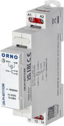 Orno Telepítési relé 1P 16A 12-230 VUC (OR-PI-457/1/UNI)