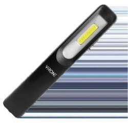 Virone Workshop LED flashlight 3W 200lm+3W 150lm, 1200mah, 3 modes: 100%, 50%, front LED, magnet, sling
