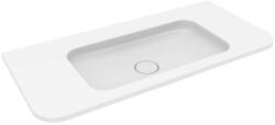 Oltens Hamnes mosdótál 100x46.1 cm négyszögletes beépíthető fehér fényes 40214000 (40214000)