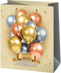 Cardex Boldog Születésnapot! Lufi mintás közepes méretű ajándéktáska 18x10x23cm (51393)