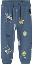 NAME IT Pantaloni trening pufoși, băiat, gri/albastru Basket, 80/110 model albastru (144343)