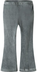 NAME IT pantaloni de petrecere a timpului liber din piele de căprioară cu picior în formă de trapez girl gri închis (14B1BC)
