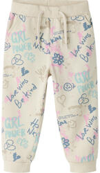 NAME IT pantaloni de petrecere a timpului liber fată pufos cu model crud (14B1E7)