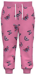 NAME IT Pantaloni de trening fată, 80/110 roz/albastru, Fluturi, 1-5 ani roz (13DF6D)