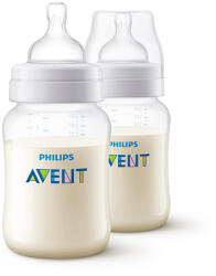 Philips Biberon anti-colic 260 ml 1 lună+ - 2 buc (14369E)