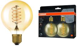 OSRAM 2 db-os szett, fényerőszabályozható VINTAGE FILAMENT LED izzó, E27, 4, 8W, 230V, 2200K - Osram 4099854147876 (P228135)