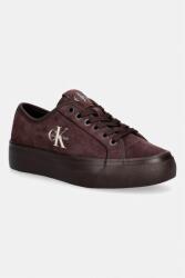 Calvin Klein VULC FLATF LACEUP SUEDE sneakers pentru femei din piele întoarsă 9BY2-OBDZOS_89X (HW0HW03088.VH2)