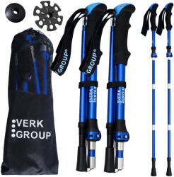 Nordic walking bot, túrabot, kék - állítható trekking bot kiránduláshoz (v14707_N)
