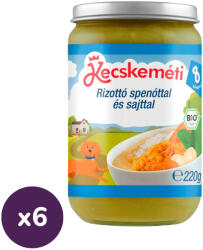 Kecskeméti Bio Rizottó spenóttal és sajttal 8 hó+ (6x220g) (KK15616-01)