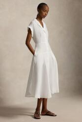 Ralph Lauren rochie tip cămașă din in 9BY2-SUDZMU_00X (211B22538)