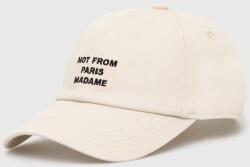 Drôle de Monsieur pamut baseball sapka La Casquette Slogan - bézs Univerzális méret
