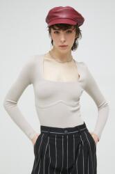 Abercrombie & Fitch pulóver - bézs XL - answear - 21 990 Ft