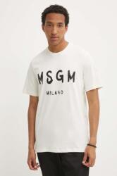 MSGM pamut póló - bézs M