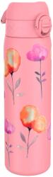 ION8 Бутилка за вода Ion8 Print, метална, 600ml, Flowers (32035-А-ЦВЕТЯ)