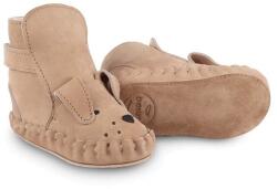 Donsje csecsemő bőrcipő Kapi Classic Booties Dog - bézs 19/20