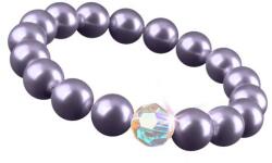 Art Crystella Karkötő, halványlila SWAROVSKI® gyöngyből, színjátszós fehér kristállyal, 10 mm, ART CRYSTELLA® M (RSWK0078)