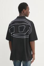 Diesel pamut póló - fekete L - answear - 49 990 Ft