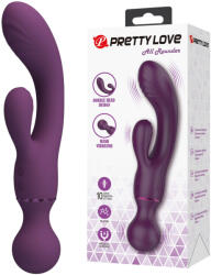 Pretty Love All Rounder - vibrator dublu pentru punctul G și clitoris (mov) (6959532363319) Vibrator
