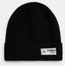 Fiorucci sapka gyapjú keverékből Knit Logo Beanie - fekete Univerzális méret