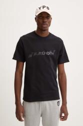 The Kooples pamut póló - fekete S - answear - 25 990 Ft