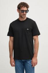 Lacoste t-shirt férfi pamut - fekete L - answear - 17 590 Ft