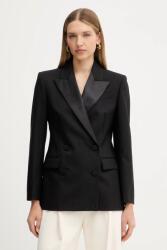 Weekend Max Mara gyapjú kabát BRIGIDA - fekete 40