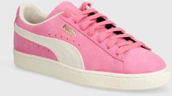 PUMA velúr sportcipő Suede Neon - rózsaszín Férfi 37